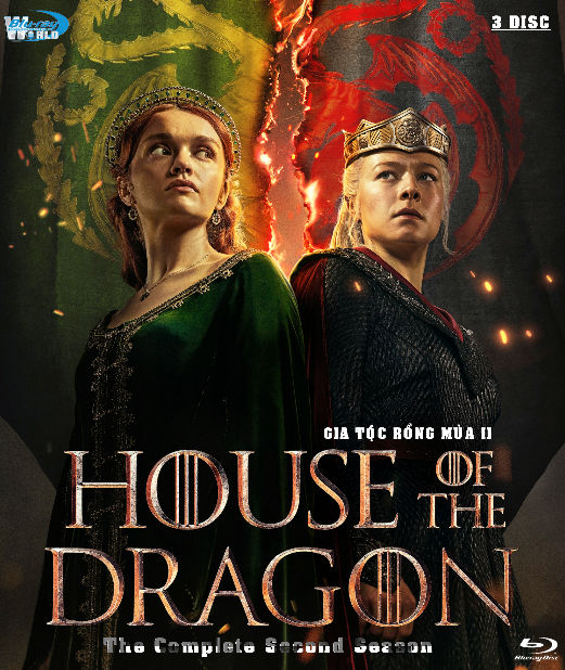 B6208.House of the Dragon SEASON II 2024  GIA TỘC RỒNG MÙA 2  2D25G  (DTS-HD MA 7.1) 3DISC